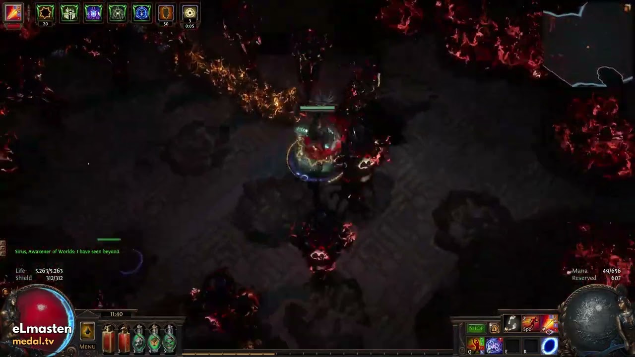 Sirus First Kill Showcase - EA Champion - TOTA League PoE