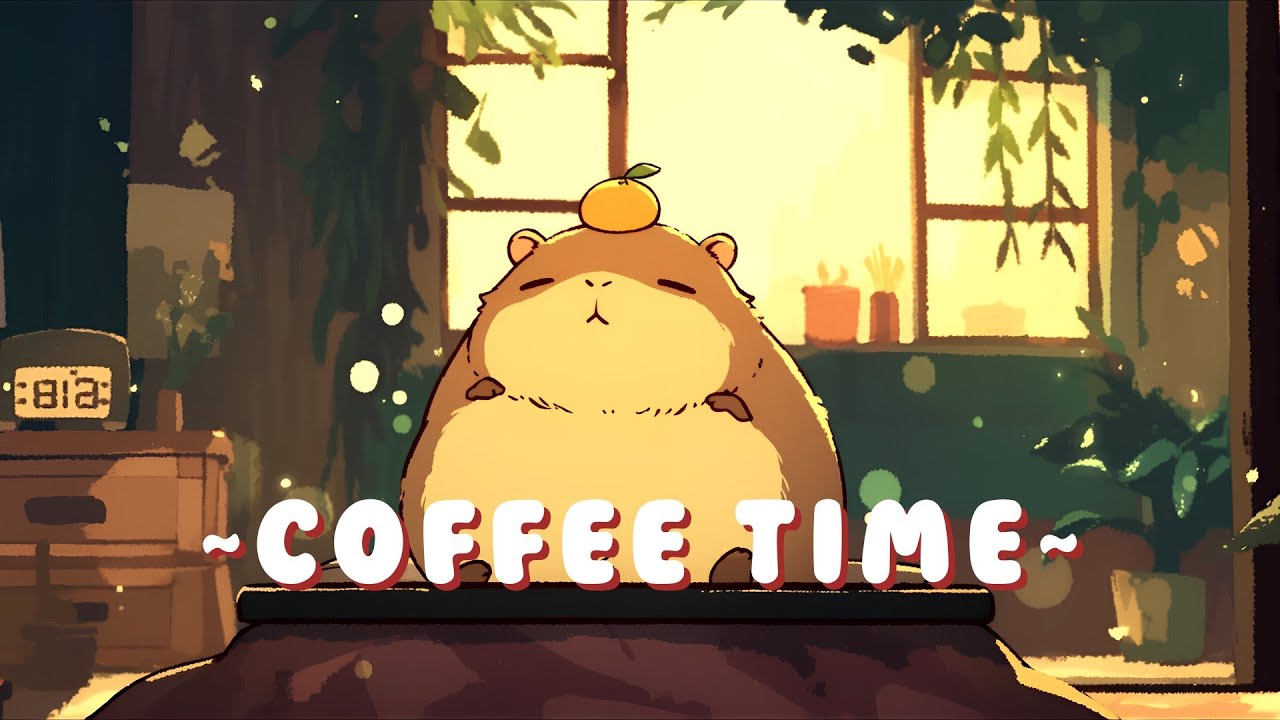 Capybara Lofi Music Station - Cozy Lofi Hip Hop Mix ~ Calm Energy ~ 🌸 ☕