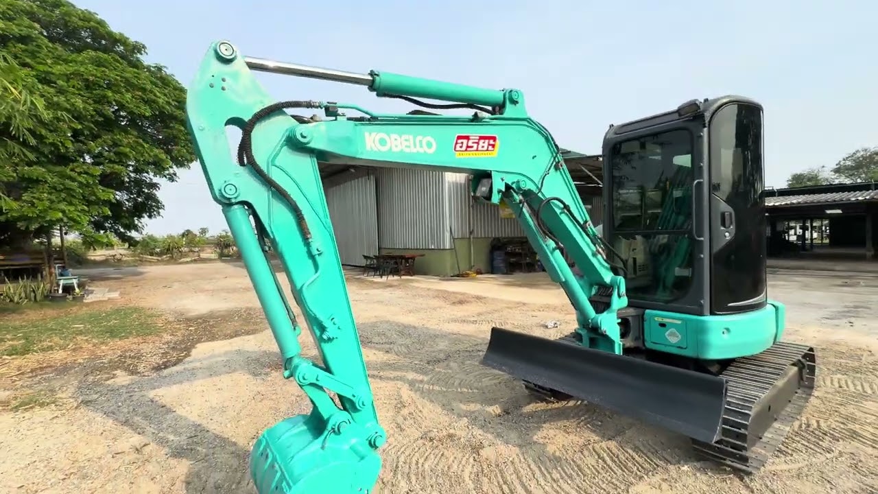kobelco sk35sr-6 ตู้แอร์ รถห้างมือเดียว #kobelco  #รถขุดมือสอง  #แบคโฮเล็ก