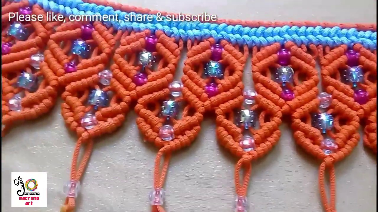 Macrame Toran New Design / Easy & Unique Macrame Toran