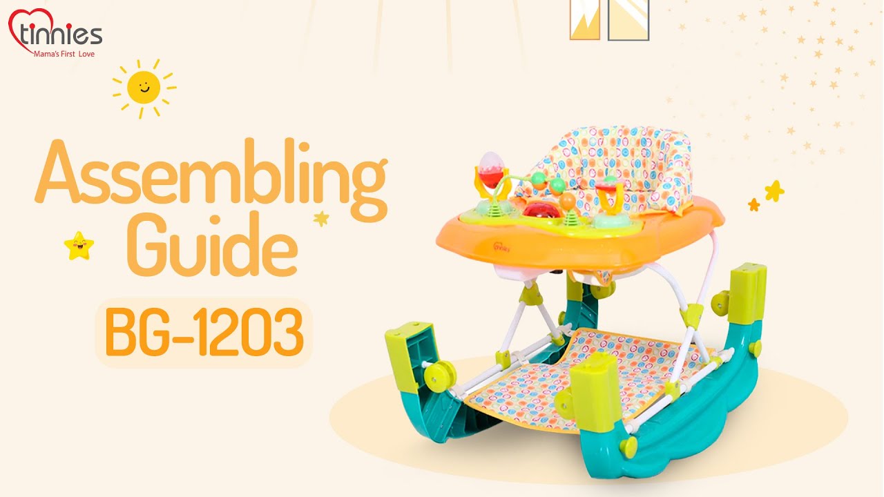Walker elaboration | features | BG-1203 | Assembling | Tinnies Baby Walker W / Rocking