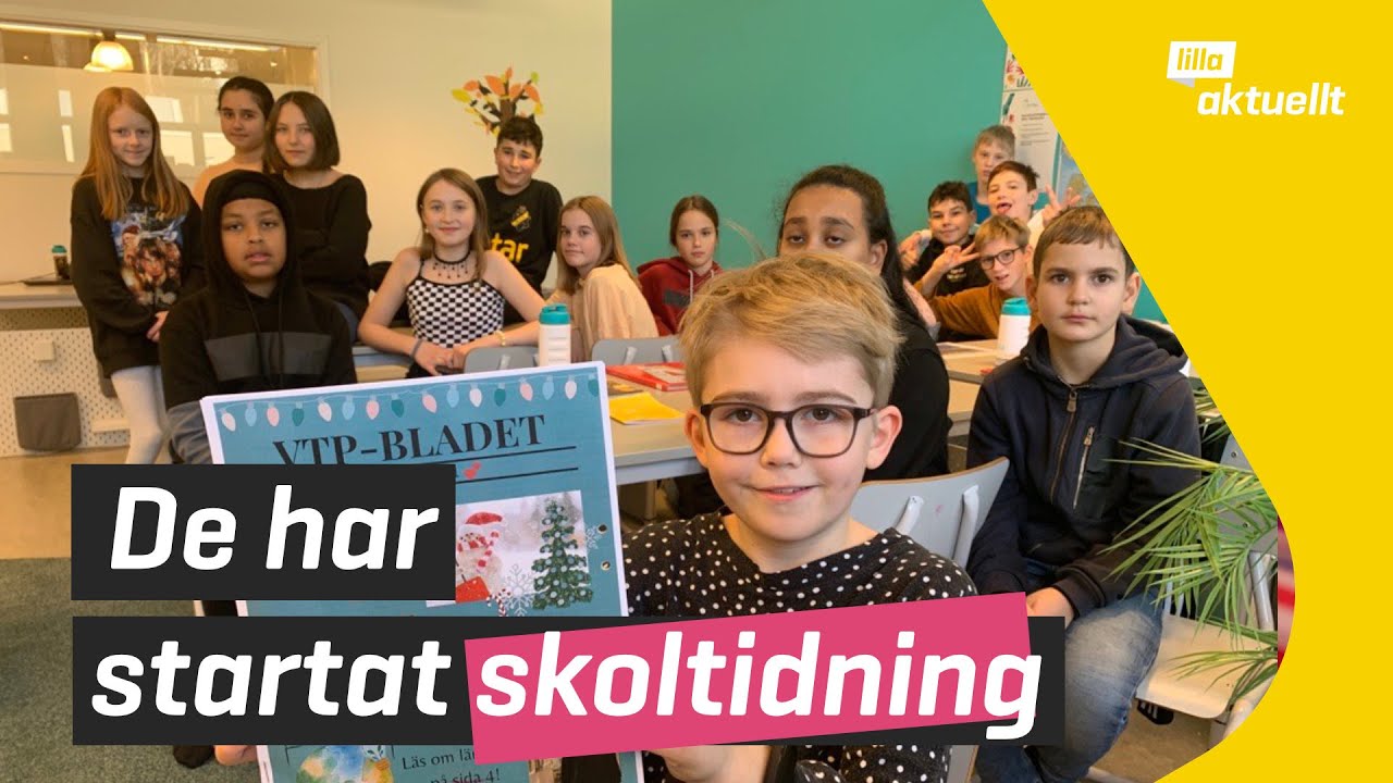 De gör nyheter i skolan | Lilla Aktuellt