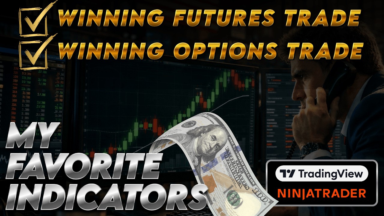 2 Trades 2 Wins Day Trading Futures and Options With My Favorite Indicators NinjaTrader TradingView!