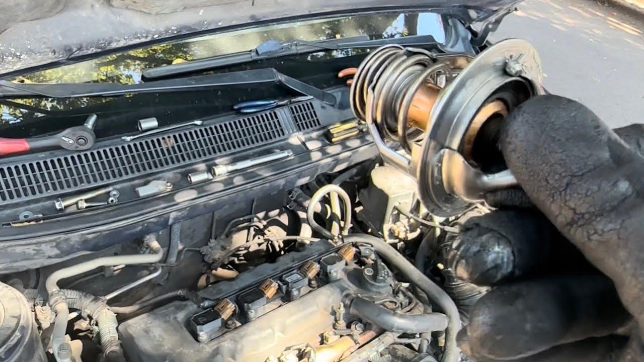 Замена термостата Toyota