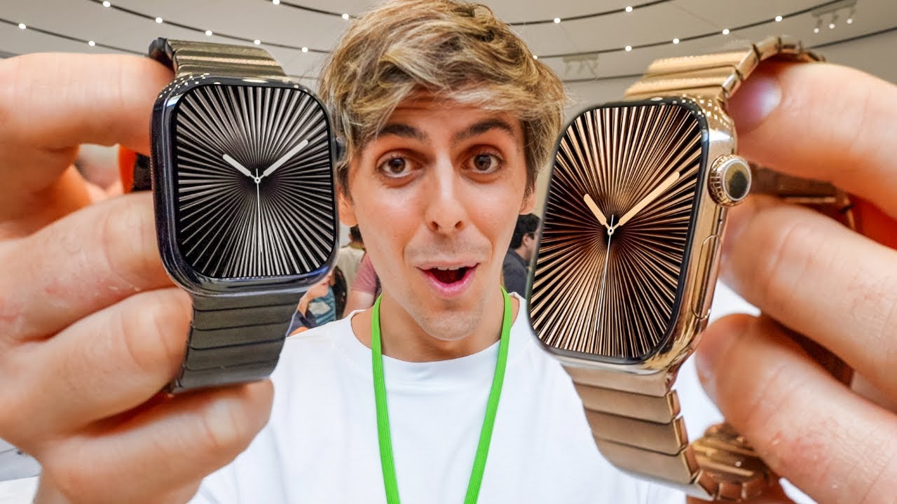 Apple Watch Series 10 Hands On (Massive Display, Sleep Apnea, Speakers, New Design & More!)
