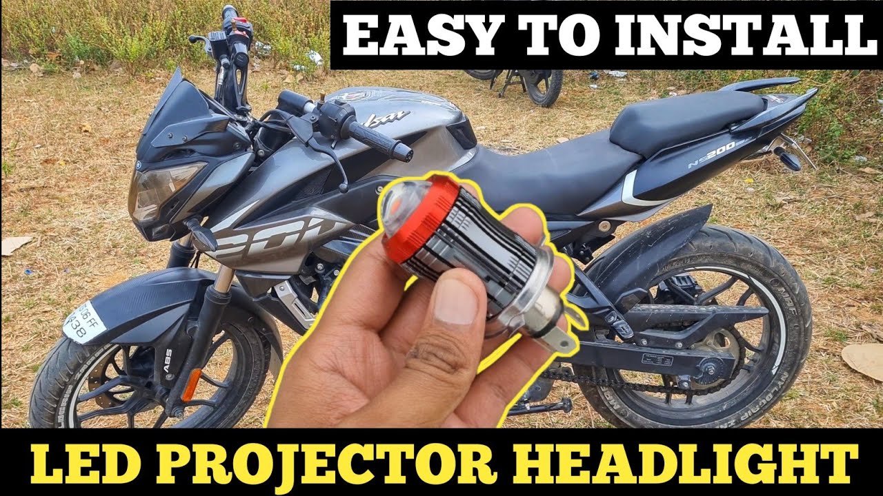 LED PROJECTOR HEADLIGHT INSTALLATION | LED PROJECTOR HEADLIGHT MODIFIED | 