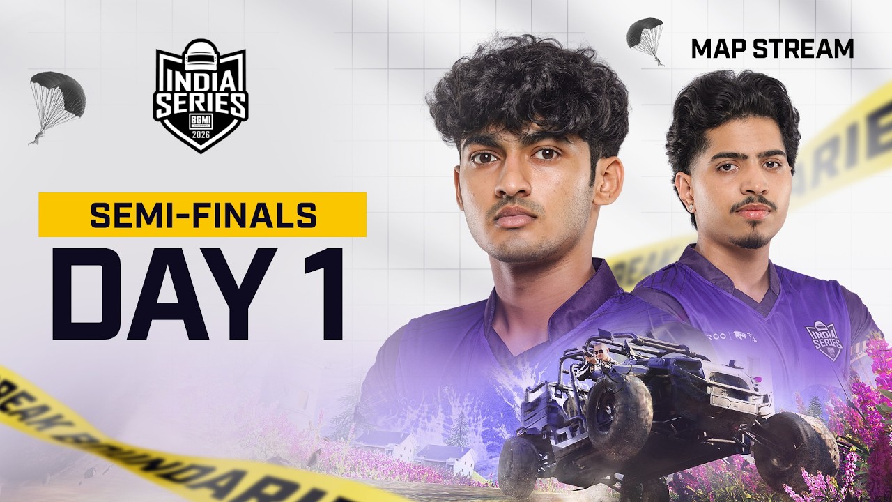 [MAP Stream] BGIS 2026 | SEMI FINALS | Day 1 #BGMILIVE #BGIS