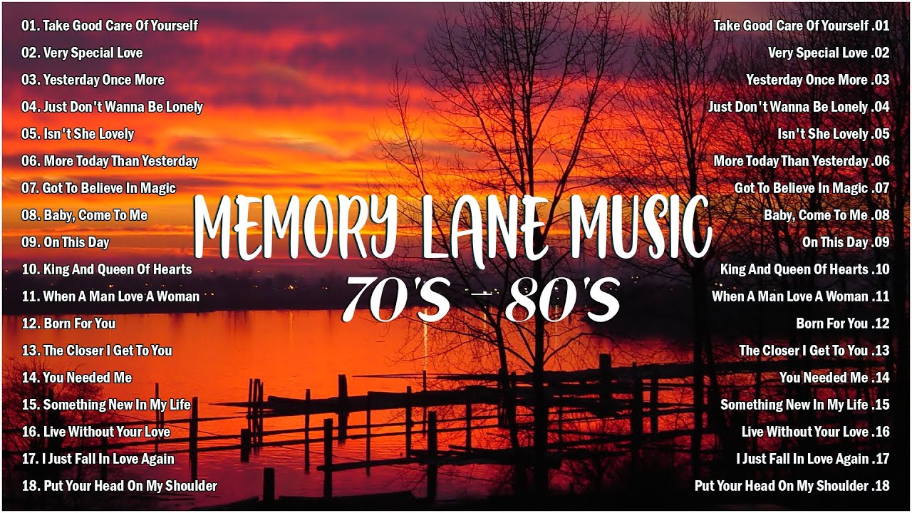Memory Lane Music 70s 80s Playlist - The Three Degrees, Karen Carpenter, Maureen McGovern