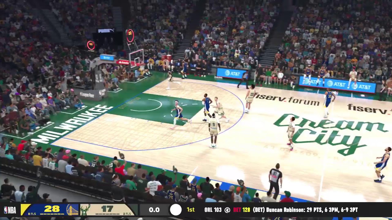 NBA, realistic broadcast.