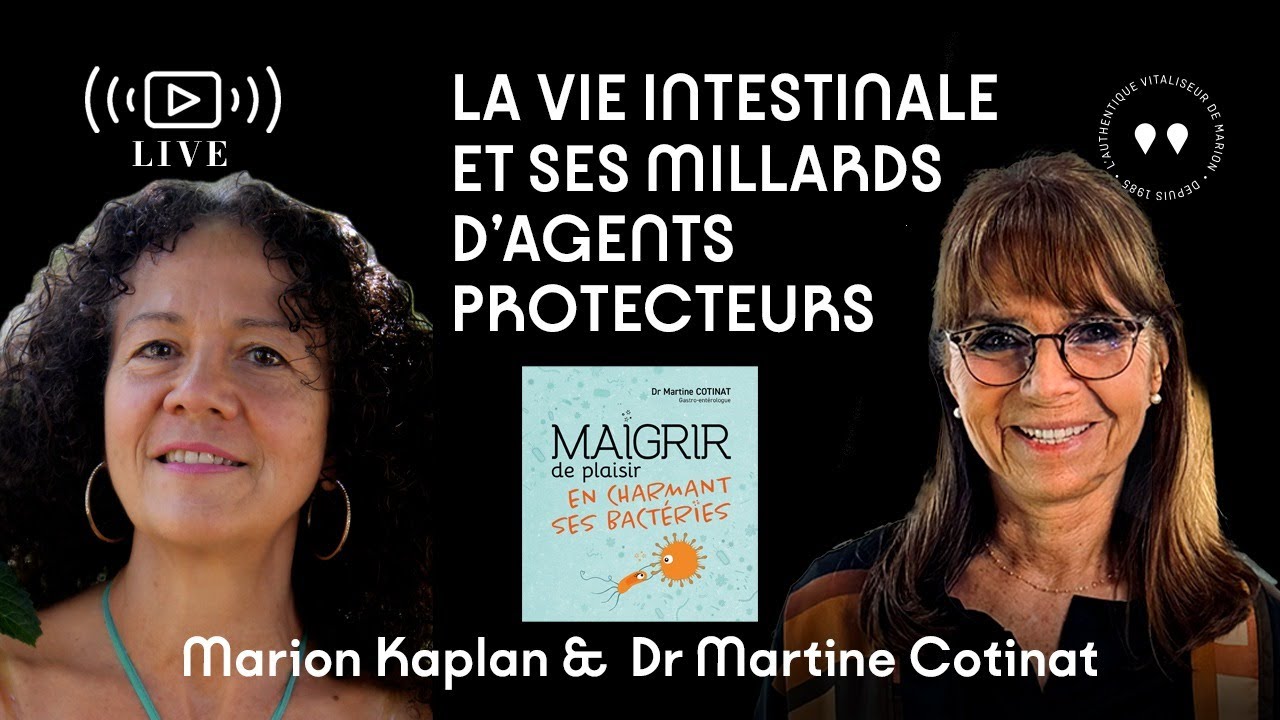 DIRECT YOUTUBE : La vie intestinale et ses millards d'agents protecteurs