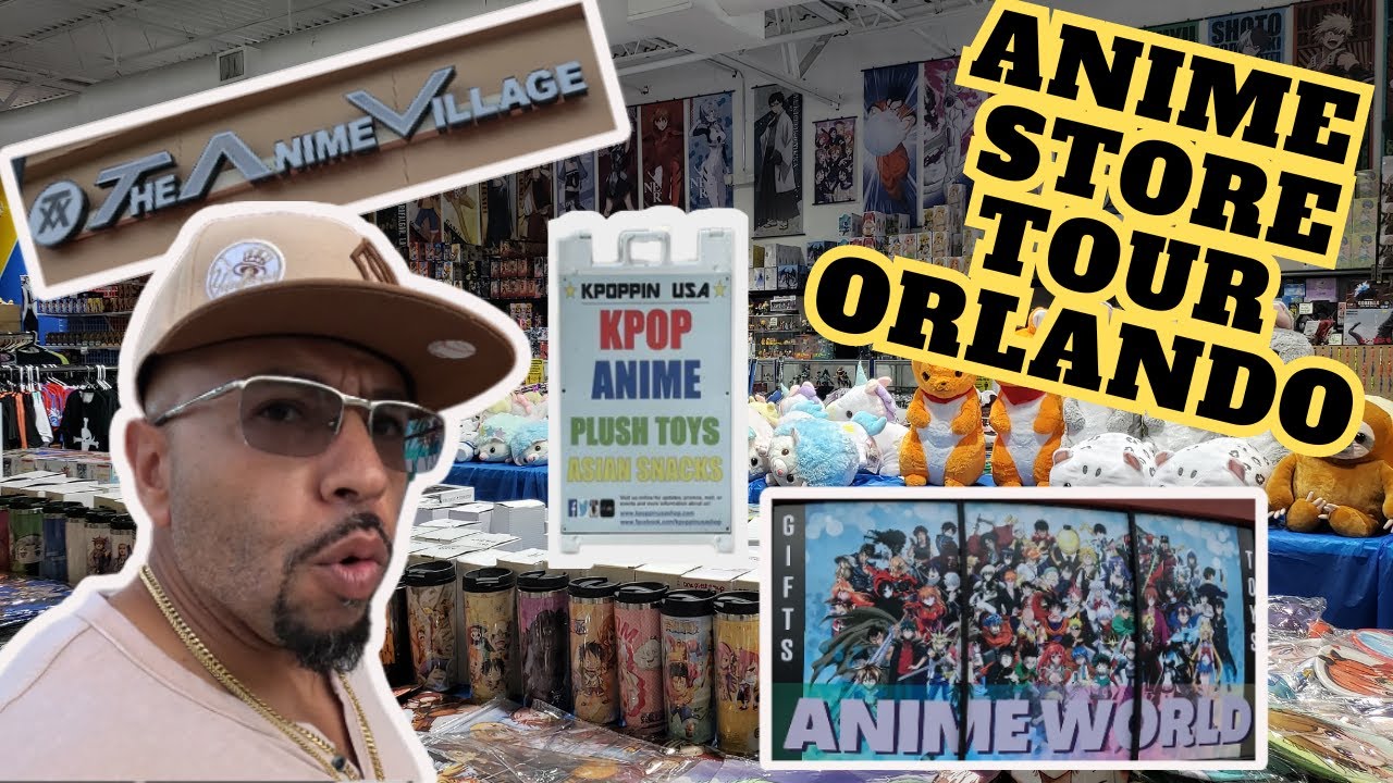 You MUST See the TOP 3 Anime Stores in Orlando, Florida || Anime Tour