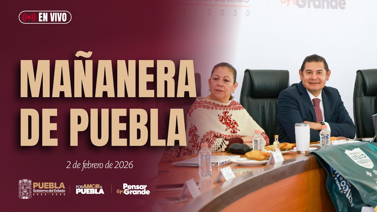 Mañanera de Puebla, 2 de Febrero del 2026.