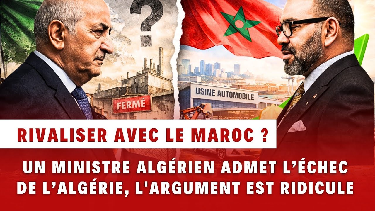 Rivaliser avec le Maroc ? La raison avancée par un ministre algérien laisse tout le monde perplexe