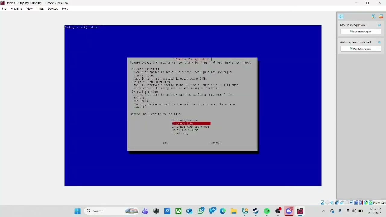 INSTALASI Dan KONFIGURASI mail server Uyung Yulandi_2304411045