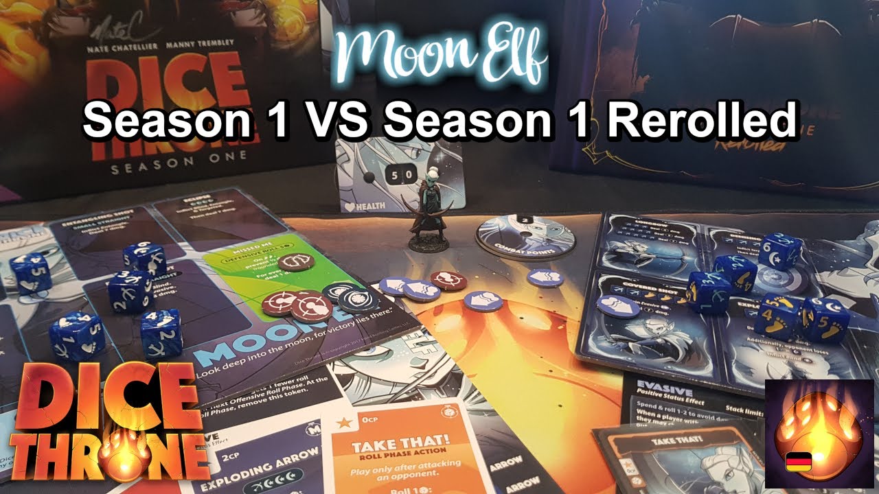 Dice Throne - Season 1 vs Season 1 Rerolled - 2/6 - Moon Elf