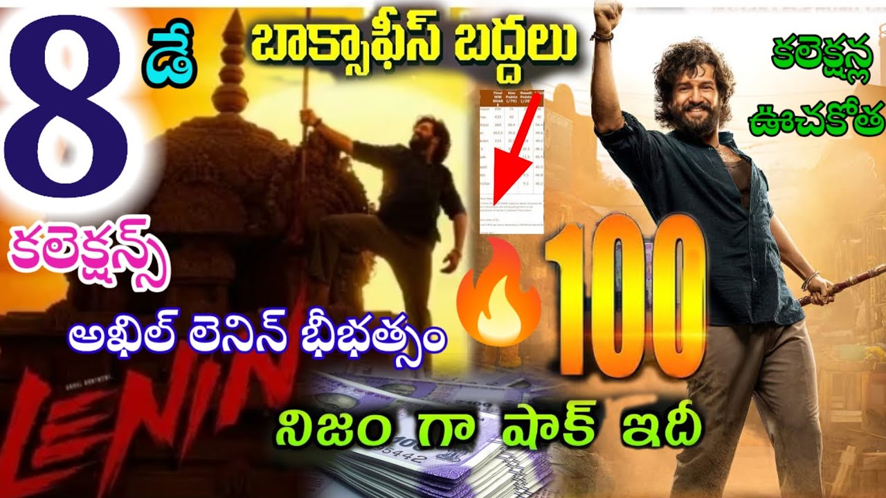 Akhil Lenin Movie 8th day Box Office Collections ! Akkineni Akhil ! Nagarjuna ! Bhagyashree bors ! 