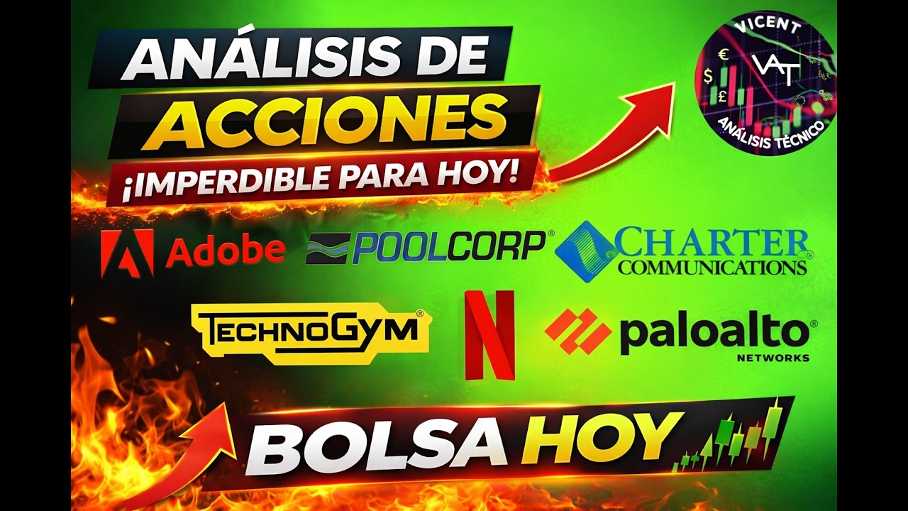 💎Consultorio de BOLSA 8/3/26: Technogym - PaloAlto - Netflix - Adobe - Charter Communications - Pool