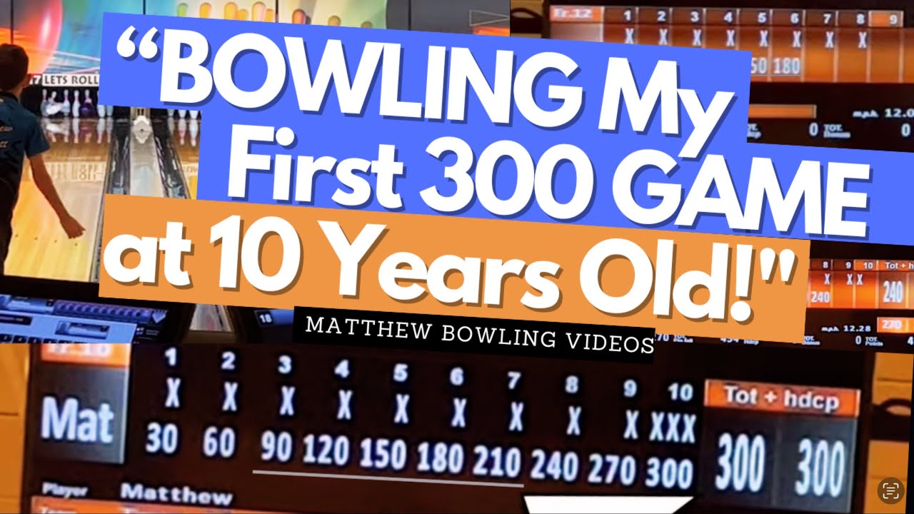 Exciting 300 Bowling Game from 10 Year Old Matthew! #strike #bowling #300 #stormbowling #fun #shorts