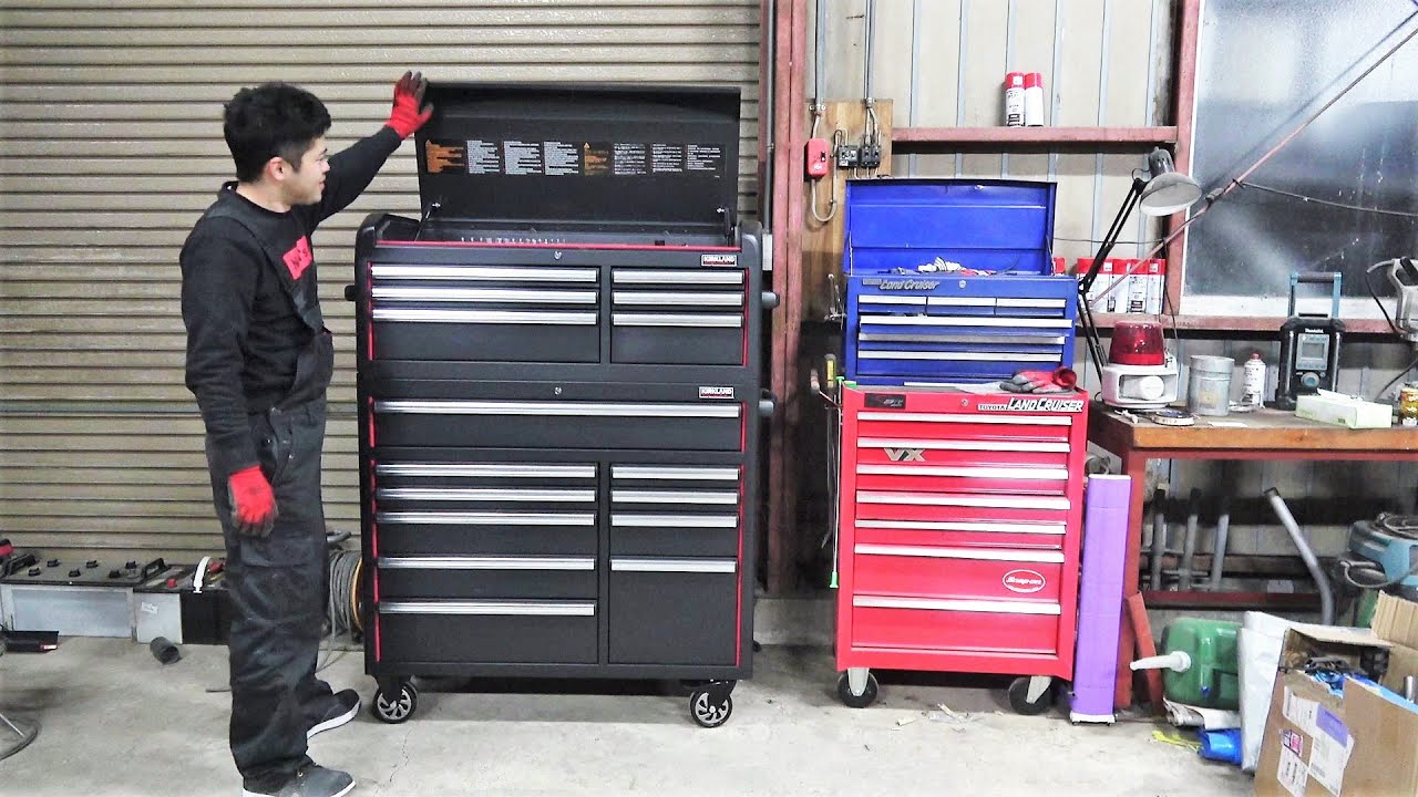 コストコのコスパ最強BIGツールキャビネット　親父プレゼント用