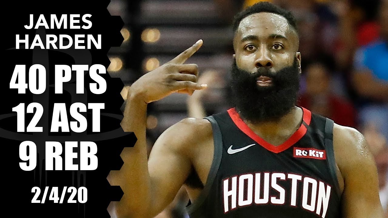 James Harden goes off for 40 points, 12 assists in Rockets vs. Hornets | 2019-20 NBA Highlights