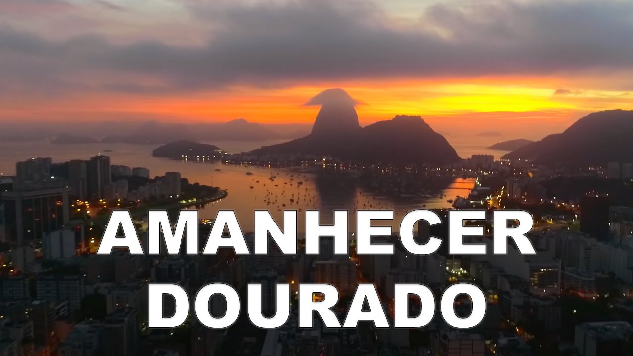 [4K] Amanhecer Dourado no Rio - Drone
