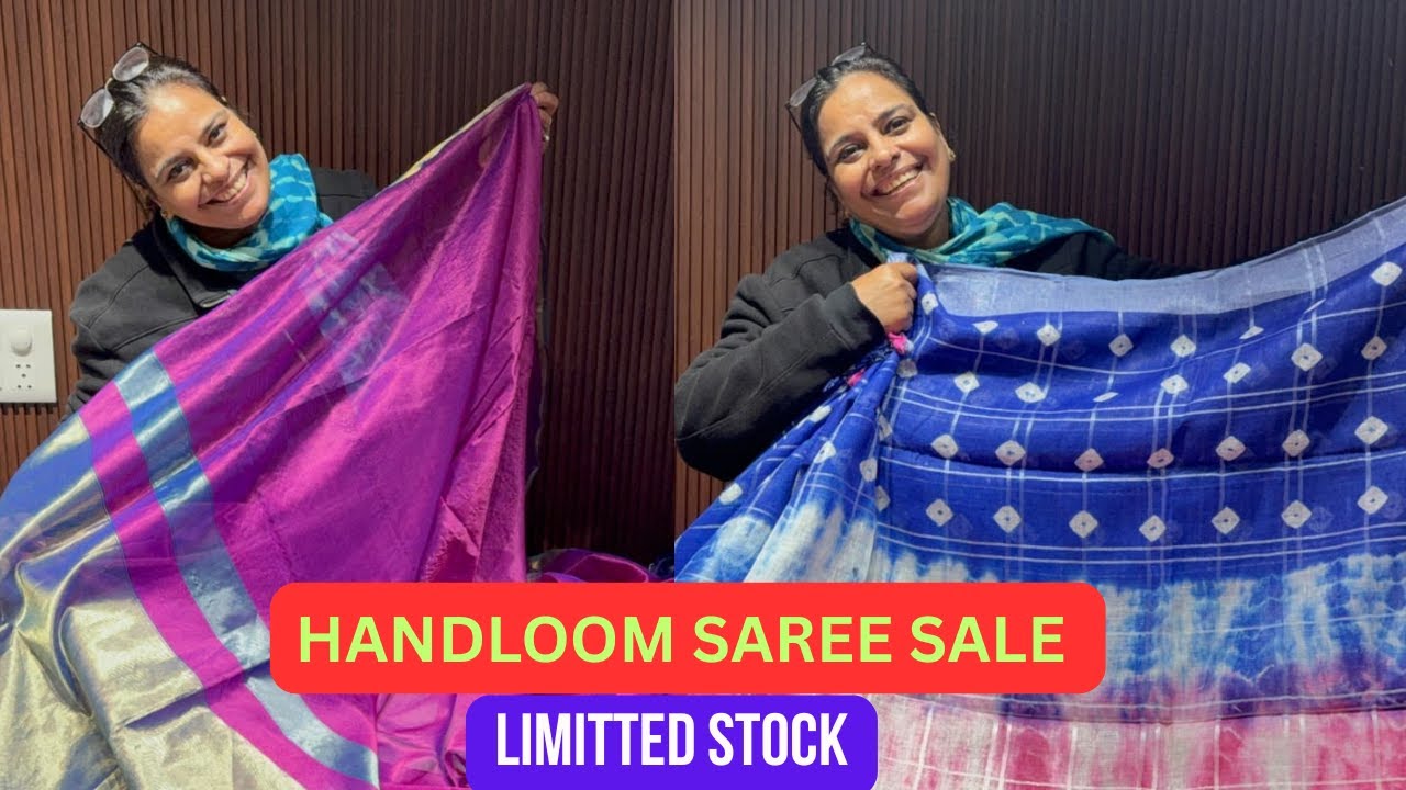 Huge Handloom Sarees Sale 🔥 Bestseller Sarees | Massive Discounts 