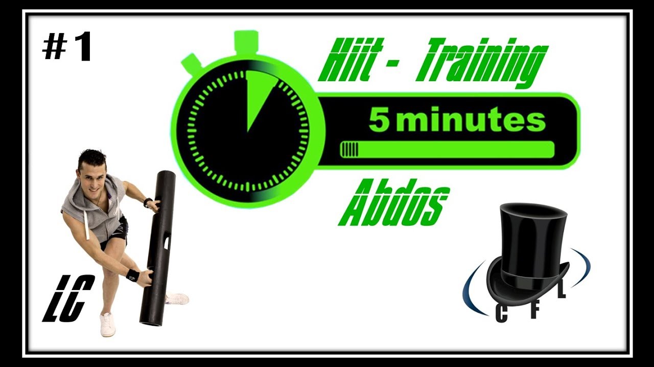 5 minutes Hiit training - Abdos fat burner
