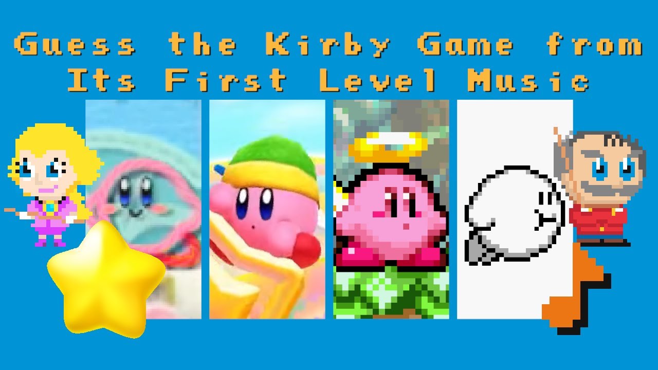 Guess the Kirby Game from Its First Level Music