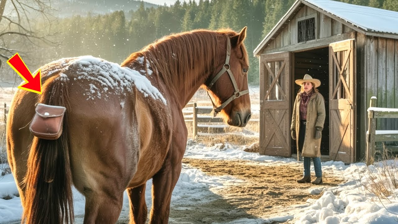 Rancherin entdeckt erschöpftes Pferd im Sturm – dann liest sie die Nachricht, die am Schweif