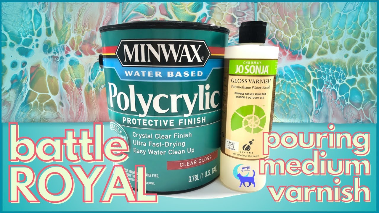 #9 Polycrylic vs. Jo Sonja ~ Is there really a difference? Side-by-side comparison w/ Arteza Pearls!