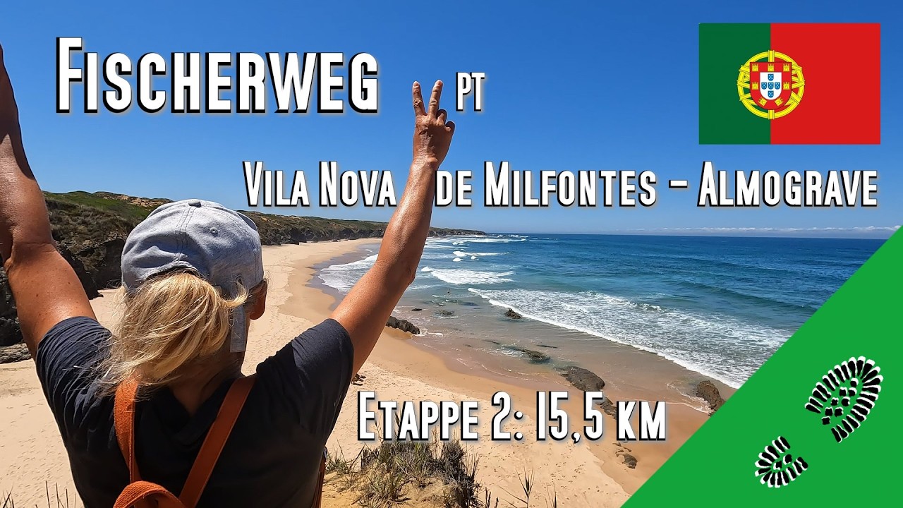 Wanderung: Fischerweg / Fischerpfad, E2: Vila Nova de Milfontes bis Almograve. 15,5km Küstenpfad