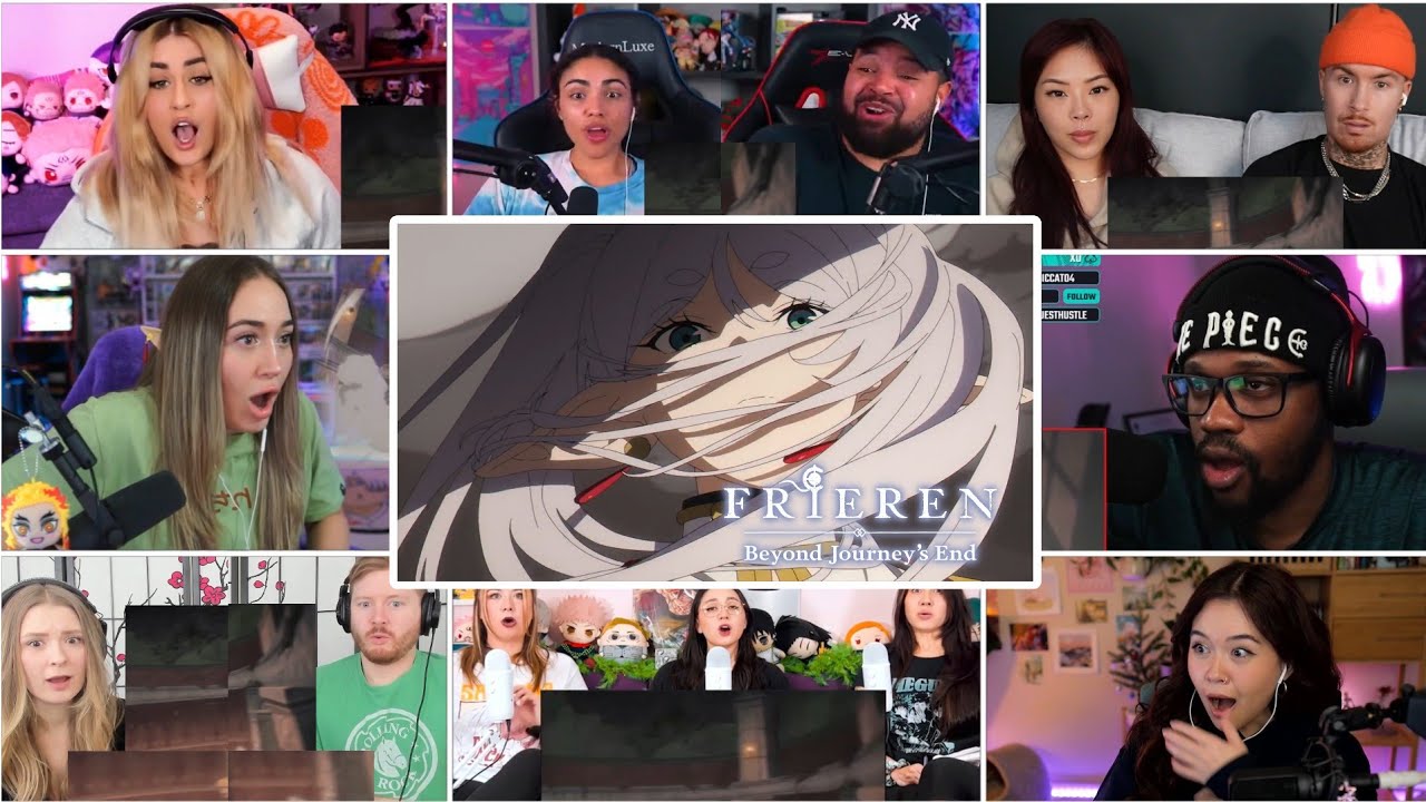 Frieren and Fern vs Frieren's Clone Reaction Mashup - Frieren Beyond Journey's End