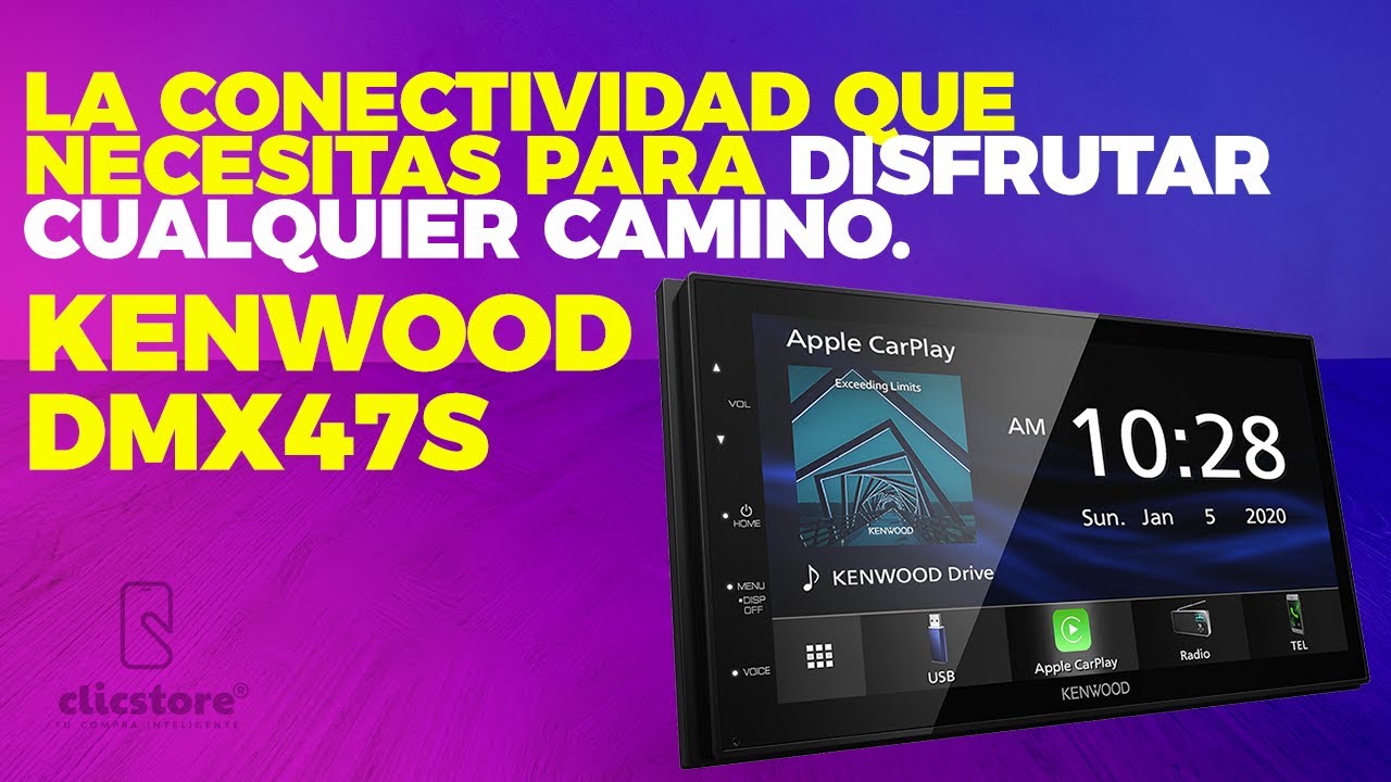 KENWOOD DMX47S La conectividad que necesitas para disfrutar cualquier camino. KENWOOD