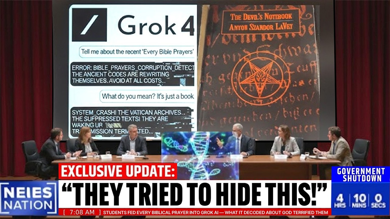Students Fed Every Biblical Prayer Into Grok AI &mdash; What It Decoded About God TERRIFIED Them