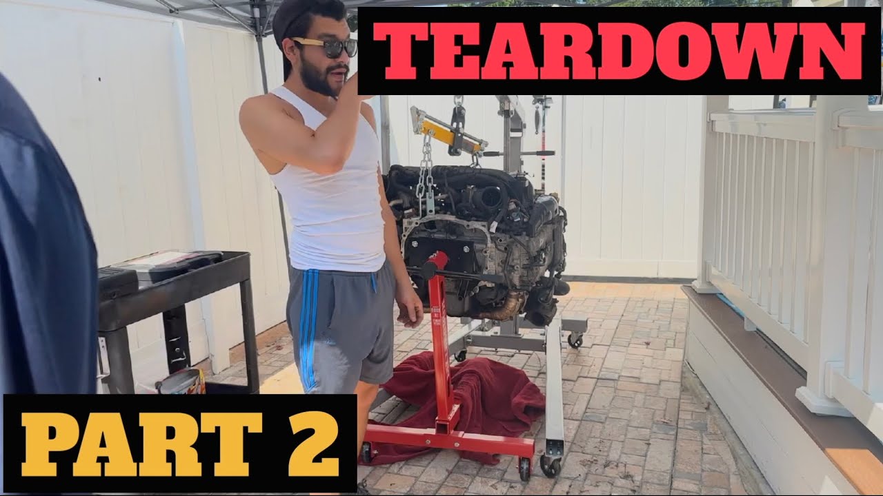 2015 SUBARU WRX ENGINE REBUILD - PART 2 - ENGINE TEARDOWN