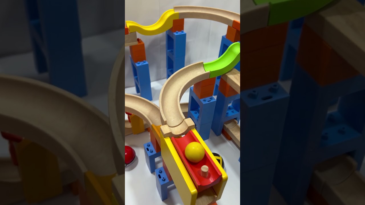 Educational toy Wonder World Trick Track ☆ 3 courses ☆ Continuous rolling marble run ASMR #marblerun