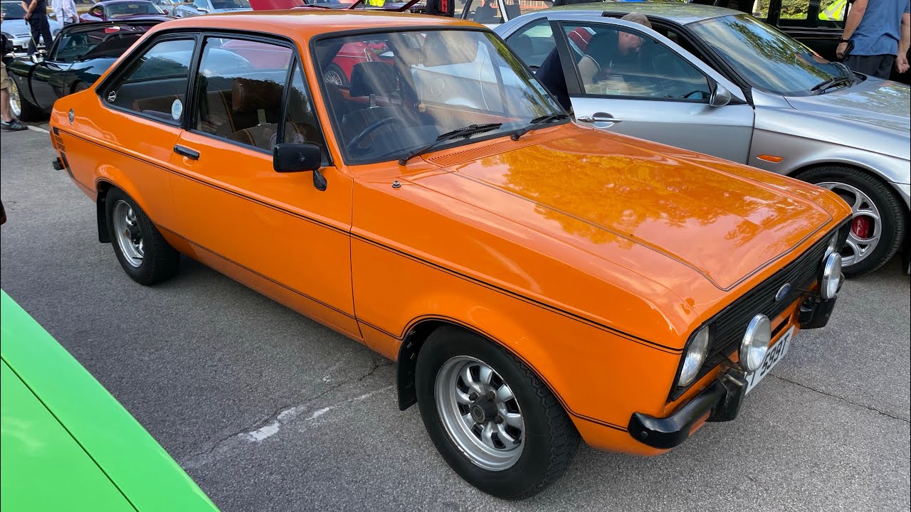 1979 Ford Escort MK2 1600 Sport (BCT 599T) Humber Bridge Classic Car Night 15/09/23.