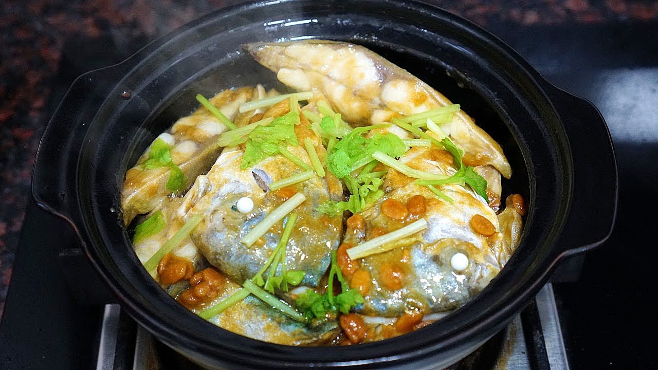豆醬焗鯧魚，不煎不炸，不加一滴水，醬香濃郁肉嫩滑【潮州山哥】