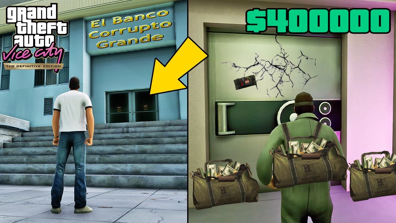 GTA VICE CITY BİTTİKTEN SONRA GİZLİ BANKA SOYGUNU NASIL YAPILIR ?