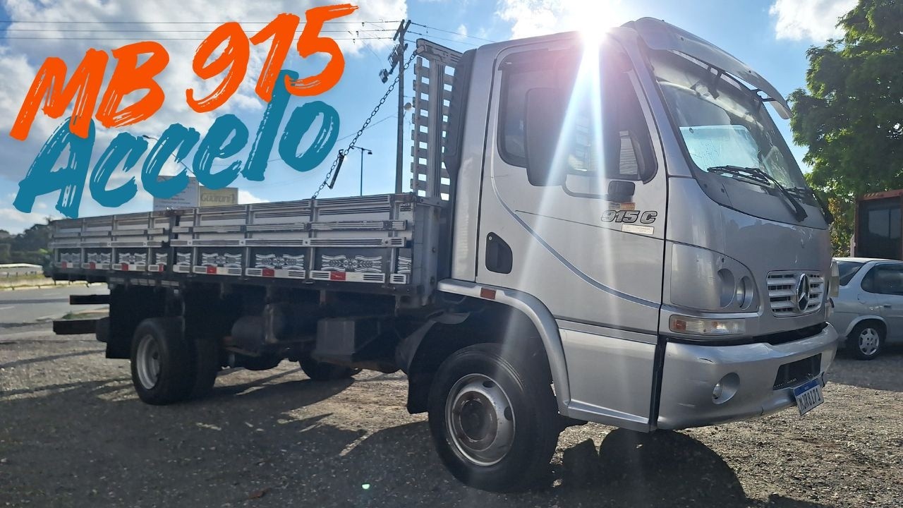 Caminhão Mb 915 Accelo 2012 - carroceria de 550 mts 3/4 - Financiamento em ate 48x com entrada