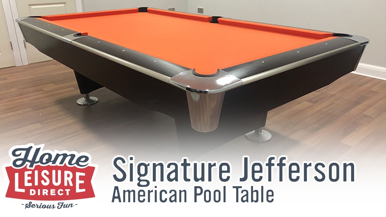 Signature Jefferson American Pool Table