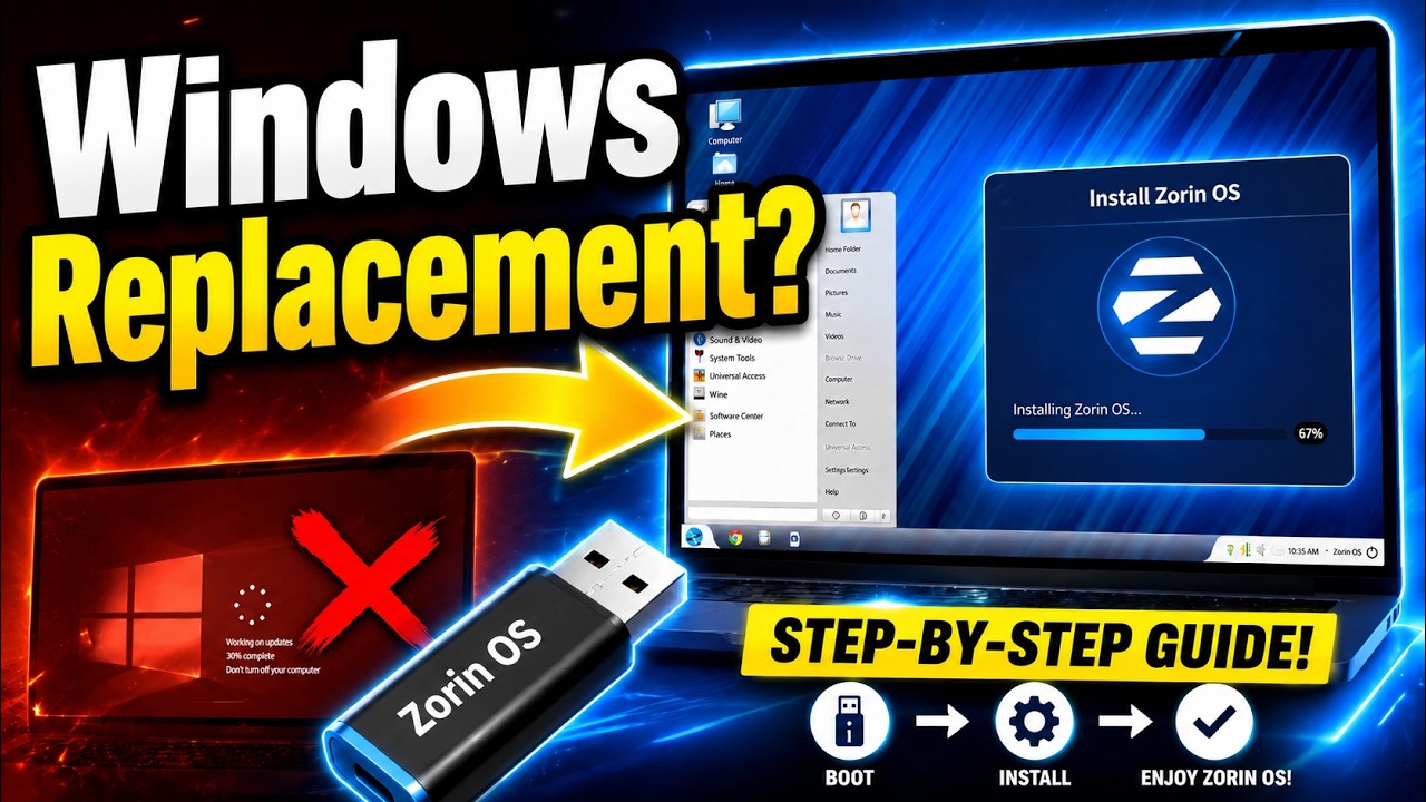 I install Zorin OS to replace Windows on an old PC ( and WOW!)