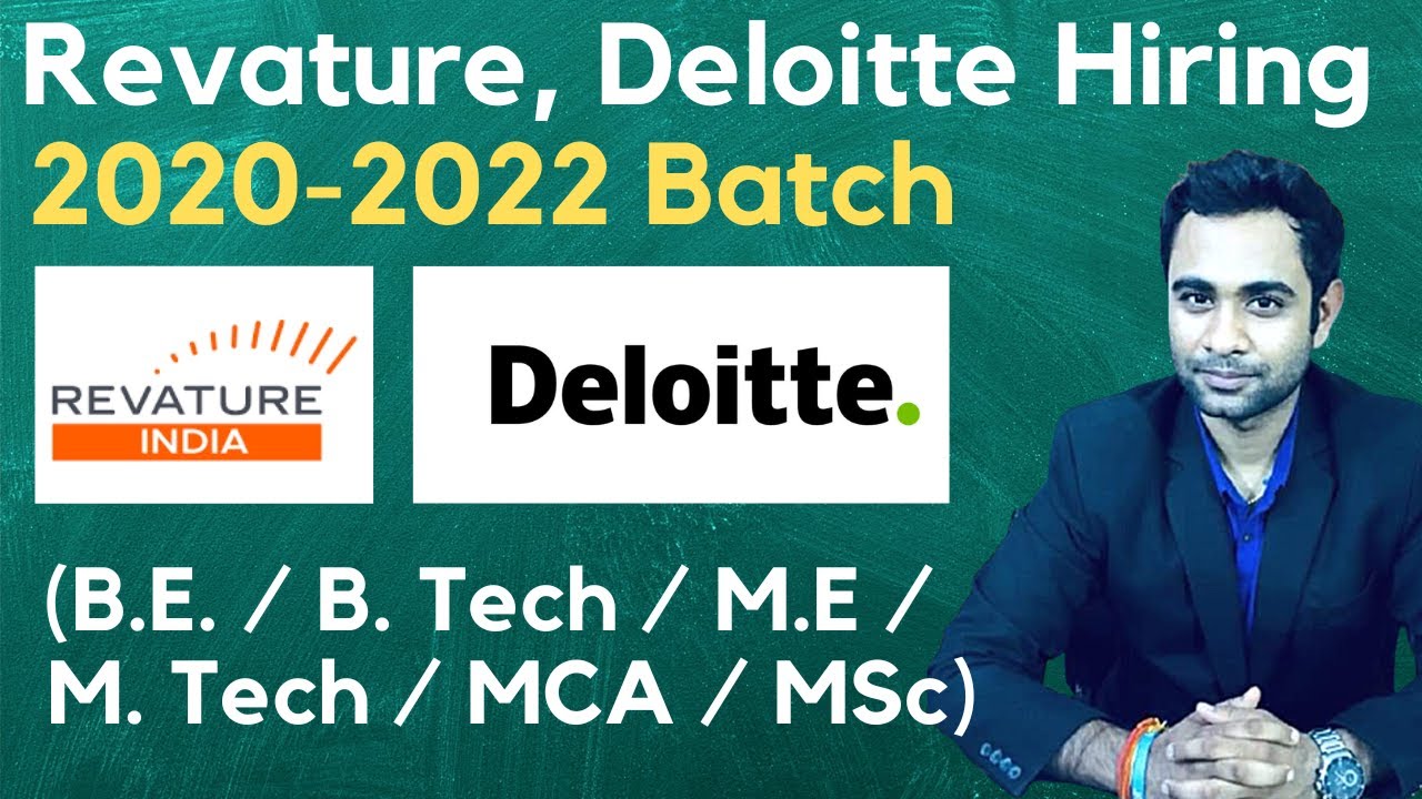 Revature, Deloitte & Cadence Hiring 2020-2022 Batch | Salary 4.5-6 LPA | Direct Hiring