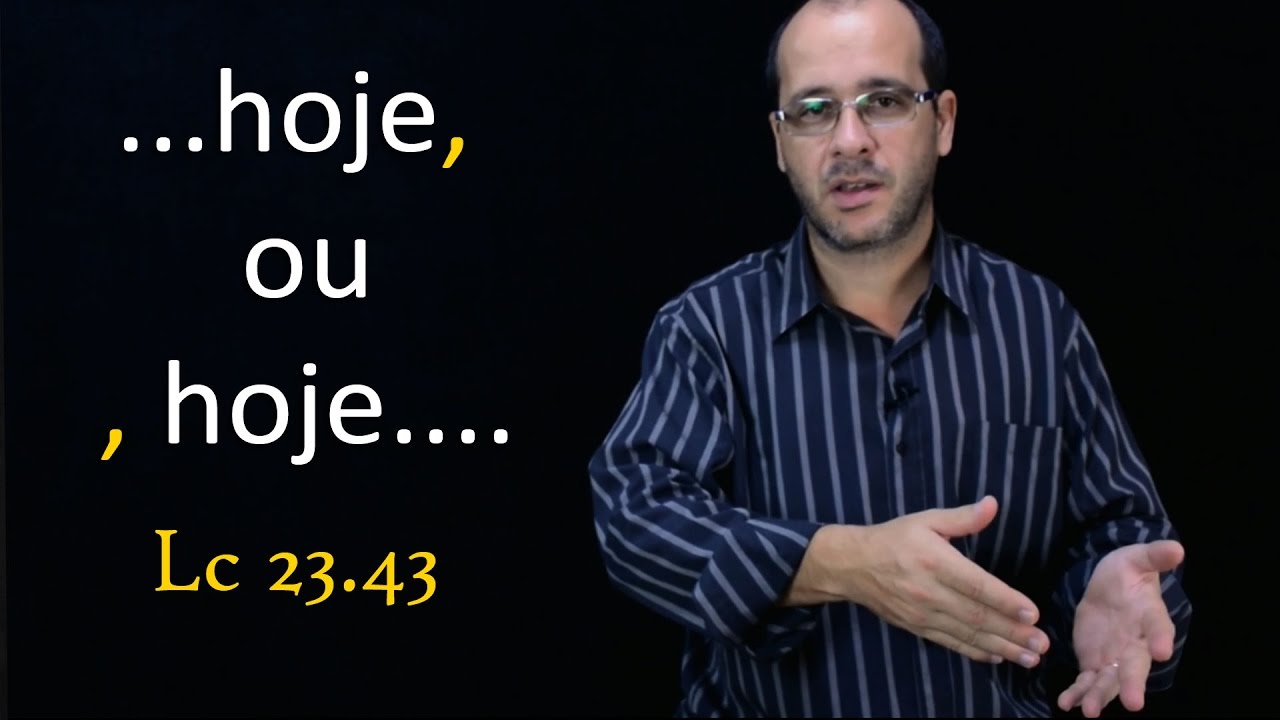 O ladrão na cruz e o paraíso. Uma vírgula problemática.