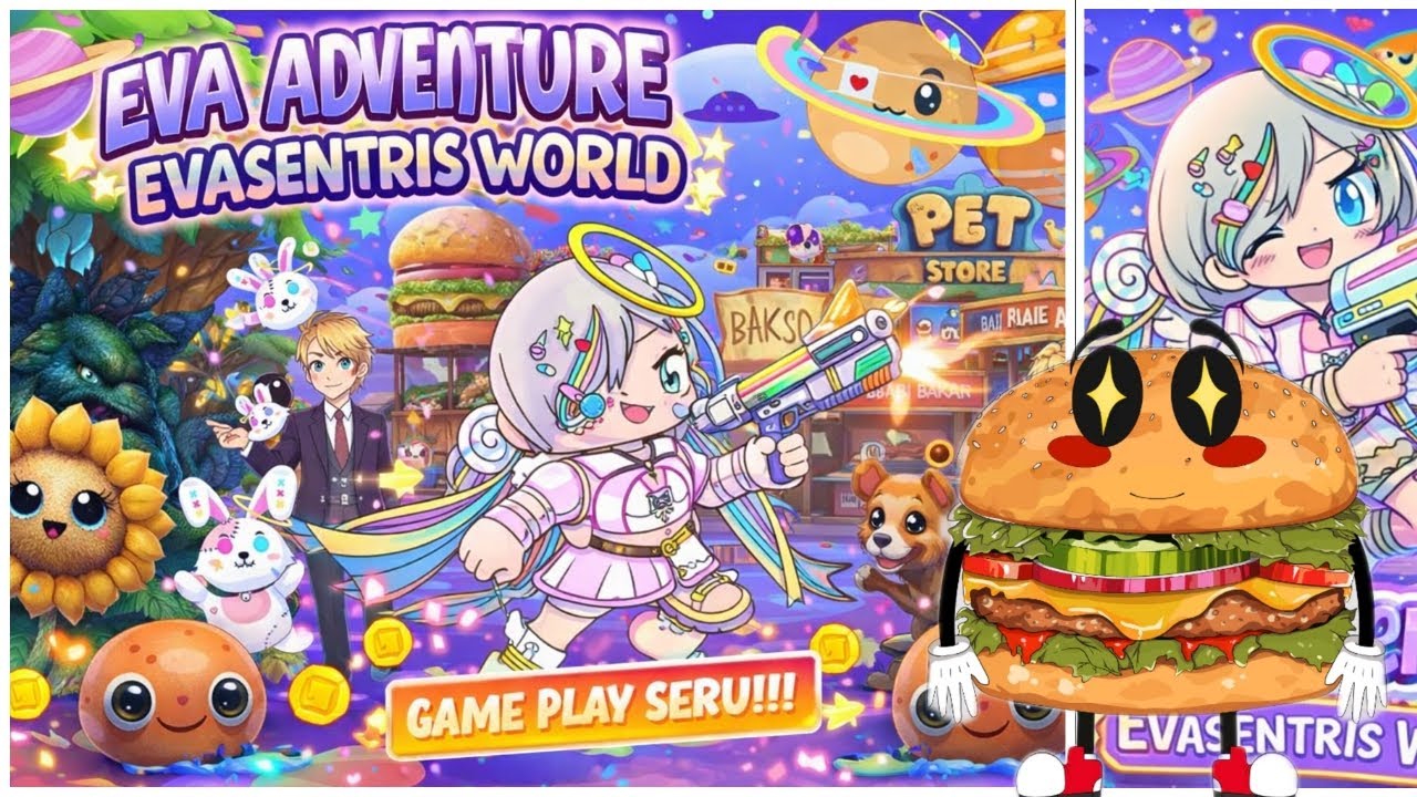 Main Game Indie Cute! ✨ Eva Amalthea | Eva Adventure: Evasentris World PART 1