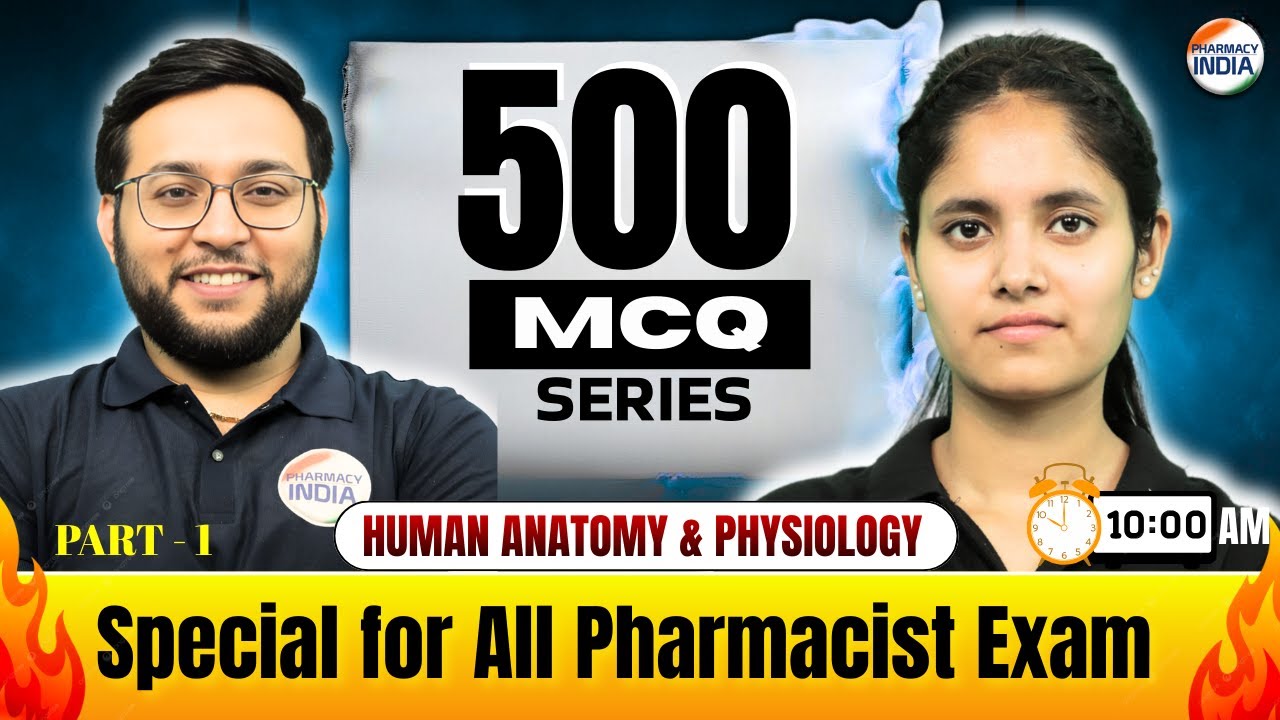 Human Anatomy & Physiology | Part - 1 | Important for All Pharmacist Exams #pharmacist #pharma