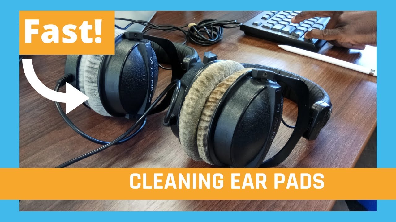 ♻ Cleaning: 🎧 Beyerdynamic dt-770 Pro 80ohm  🎧 (How To: Clean Your Ear Pads)