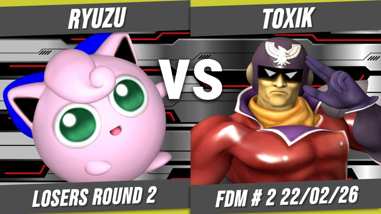 Finde De Melee # 2 Ryuzu(Puff) VS TOXIK(Falcon) Losers round 2
