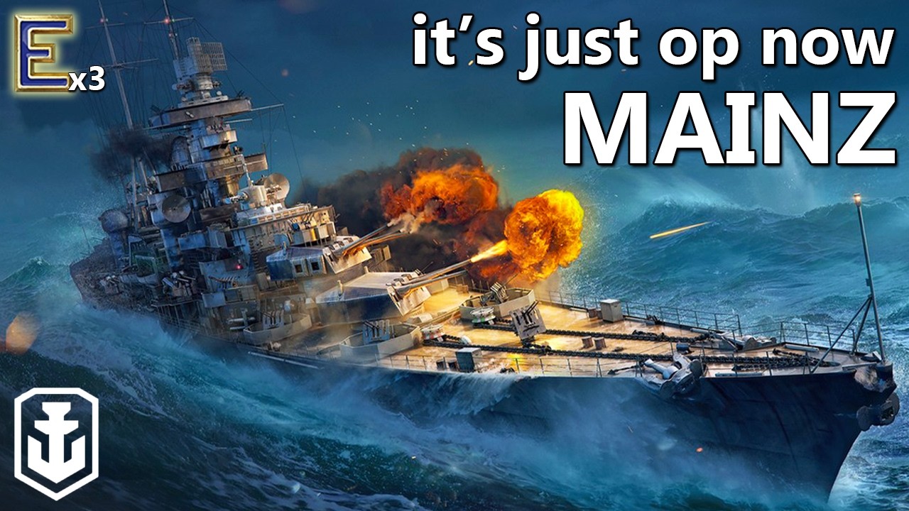 I Can't Believe They Buffed Mainz With A Heal! (World of Warships)
