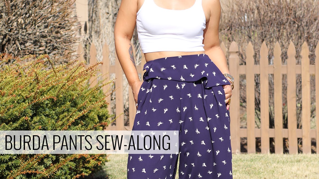 Burda Pants Sew-Along w/ Mimi G